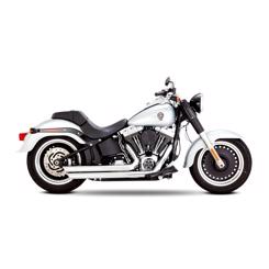 Harley Davidson Softail Årg. 2006-2016 Thorcat Big Shots Staggered MC Udstødning EC-godkendt Krom